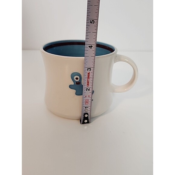 Starbucks 2006 Ceramic Mug Halloween Pals Blue One Eyed Ghost Monster Cyclops - Picture 10 of 10